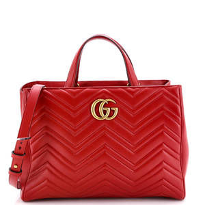 Gucci Medium GG Marmont Tote Matelasse Leather